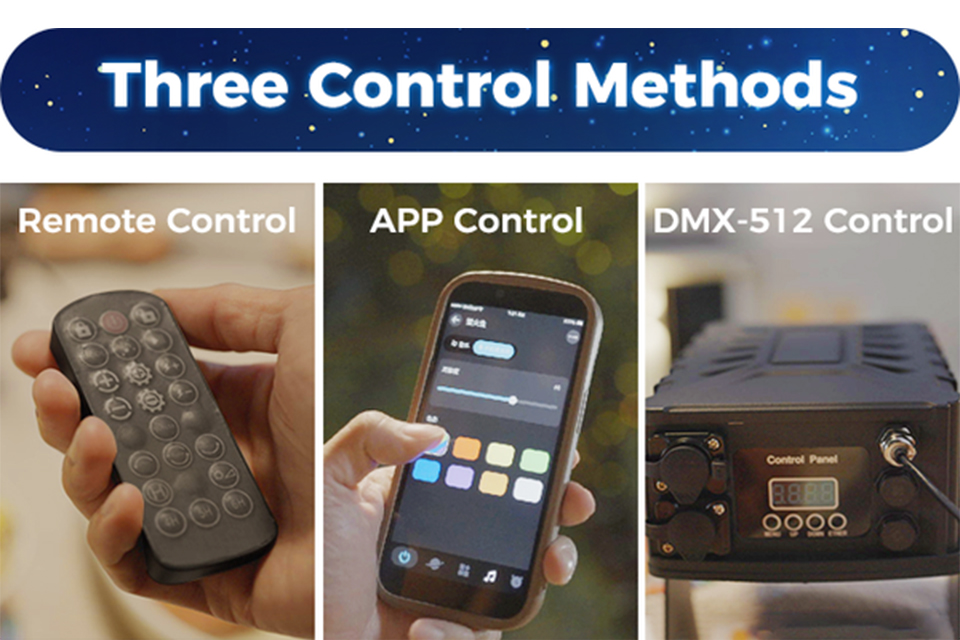 DMX512 firefly projector