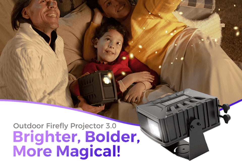7 color firefly light projector