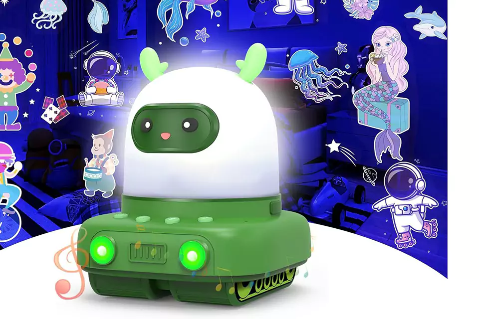 deer robot decor lamp