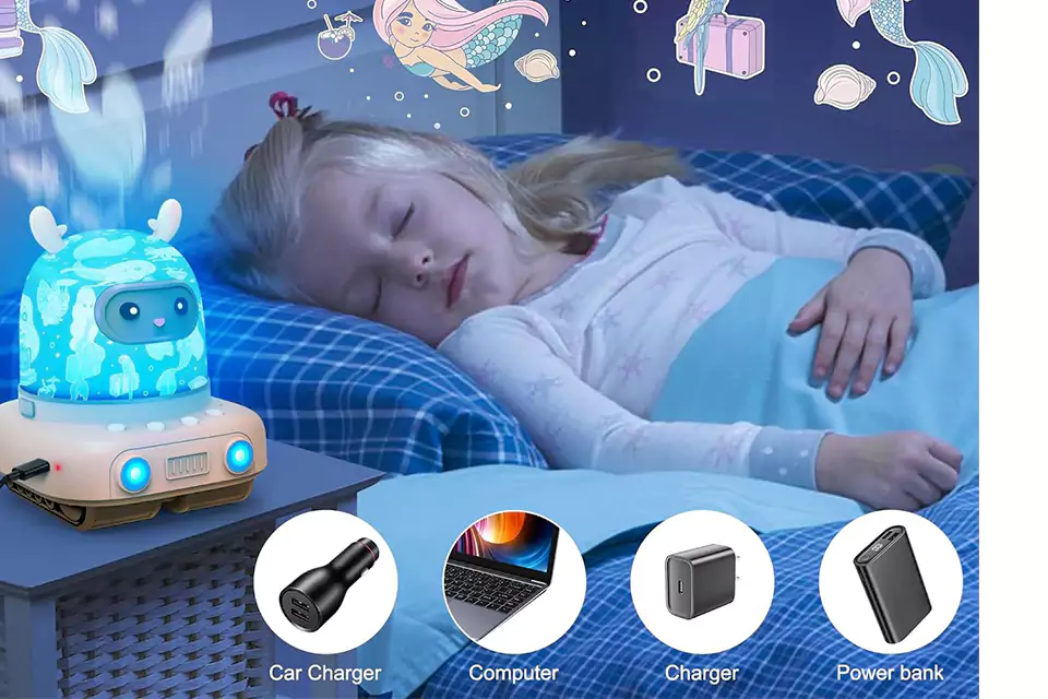 deer star projector lamp