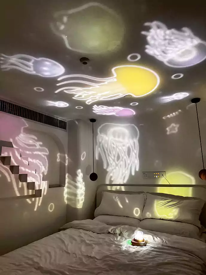 deer robot ambient light projector