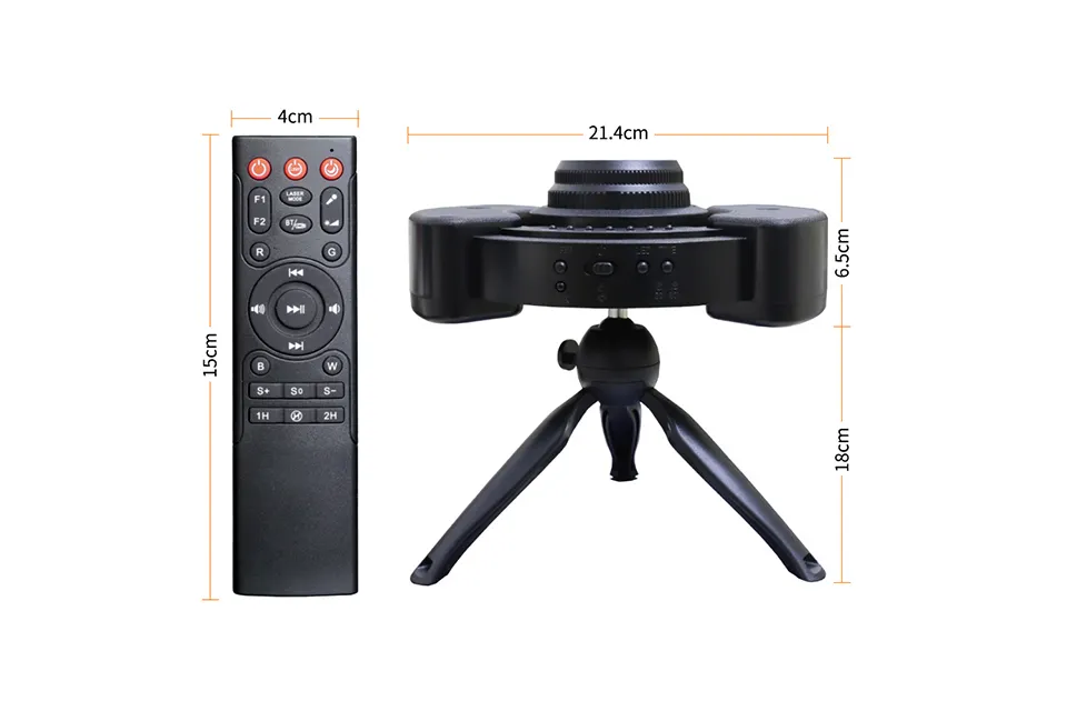 UFO star projector size