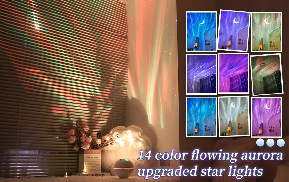 northern galaxy aurora projector