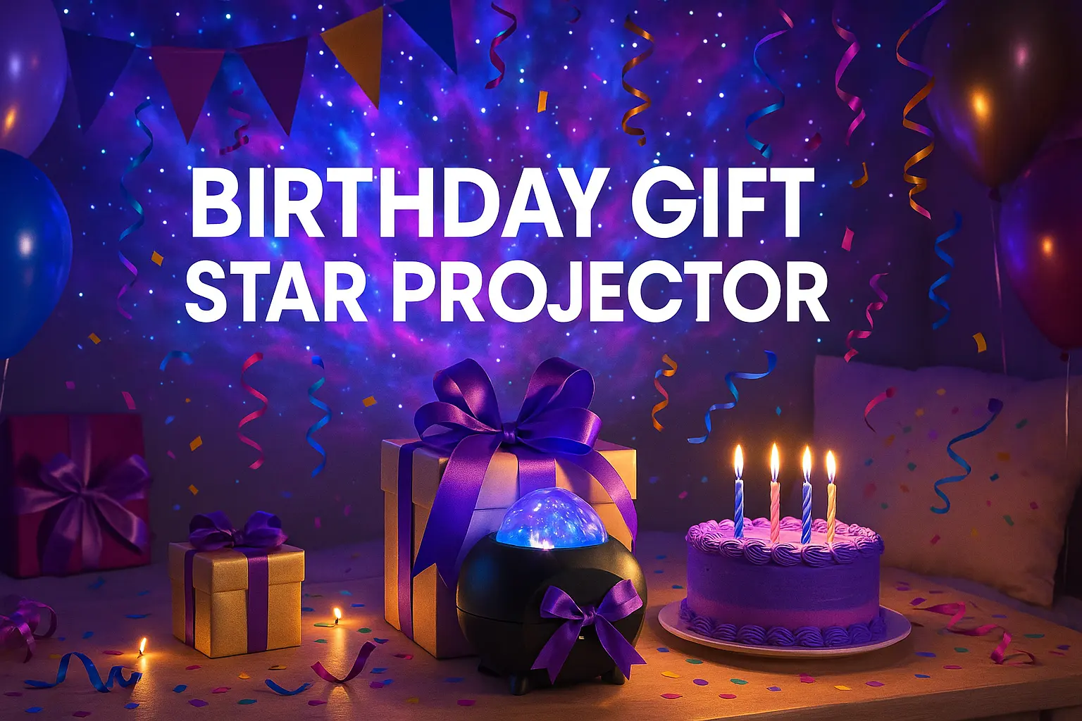 Birthday Gift Star Projector
