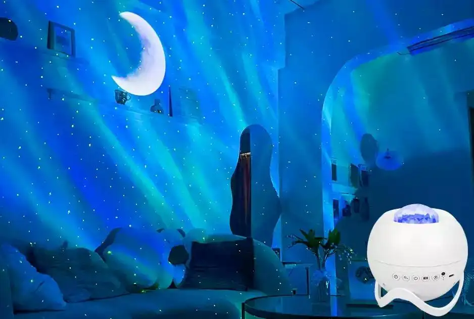 star projector with timer function