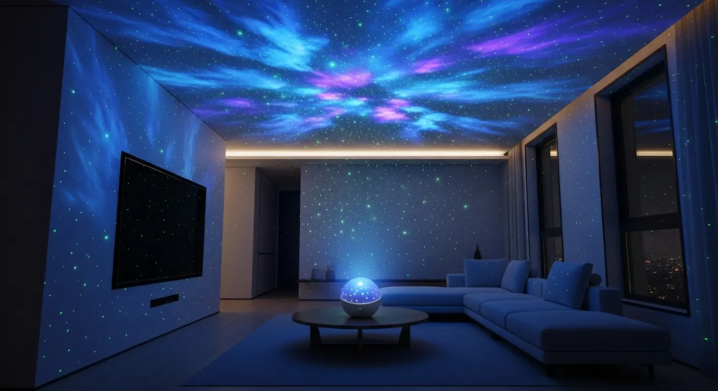 rotating star projector