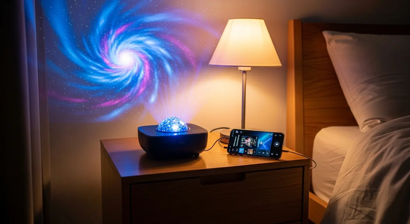 Bluetooth star projector