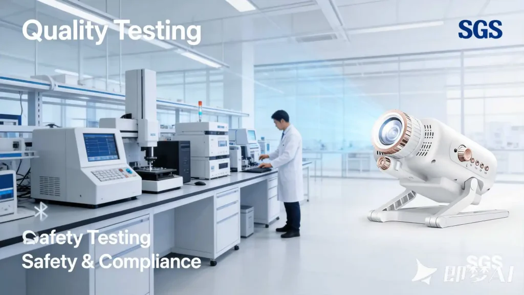 BoelangMake 3D Projection Lights Pass SGS Safety Testing to UL 153 and CSA Standards