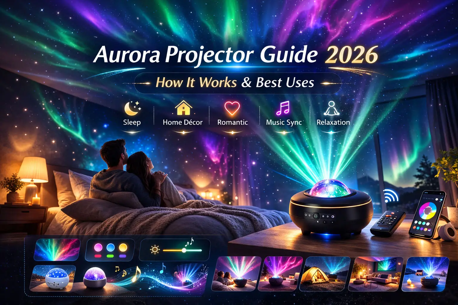 The Complete 2026 Aurora Projector Guide — How They Work & Best Uses