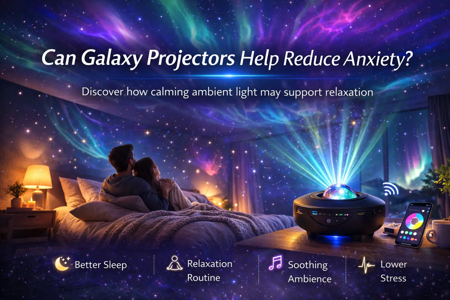 Can a Galaxy Projector Help Reduce Anxiety?